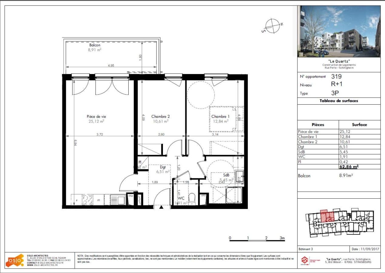 Flat Rue Perle in Schiltigheim