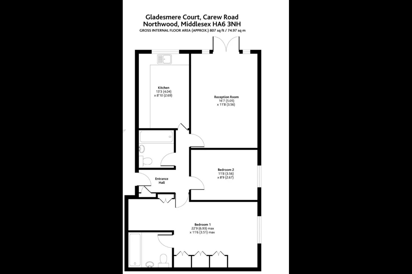 Flat Carew Road in Greater London