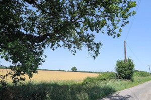 Flat Ware Road in East Hertfordshire