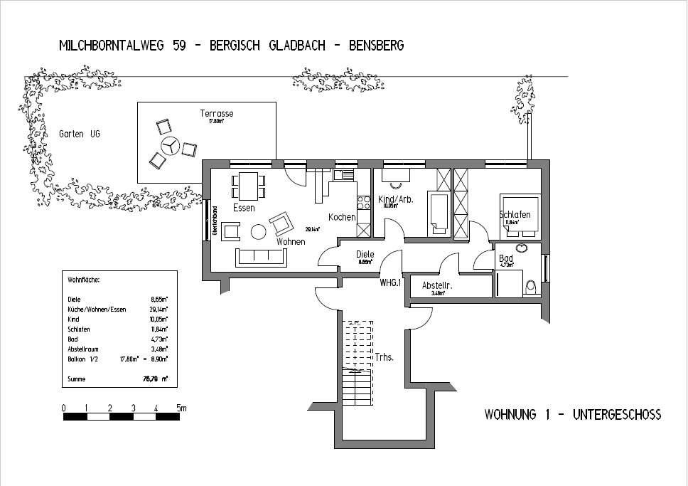 Wohnung Milchborntalweg in Bergisch Gladbach
