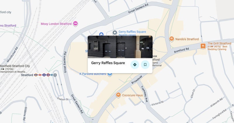 Room Gerry Raffles Square in Greater London