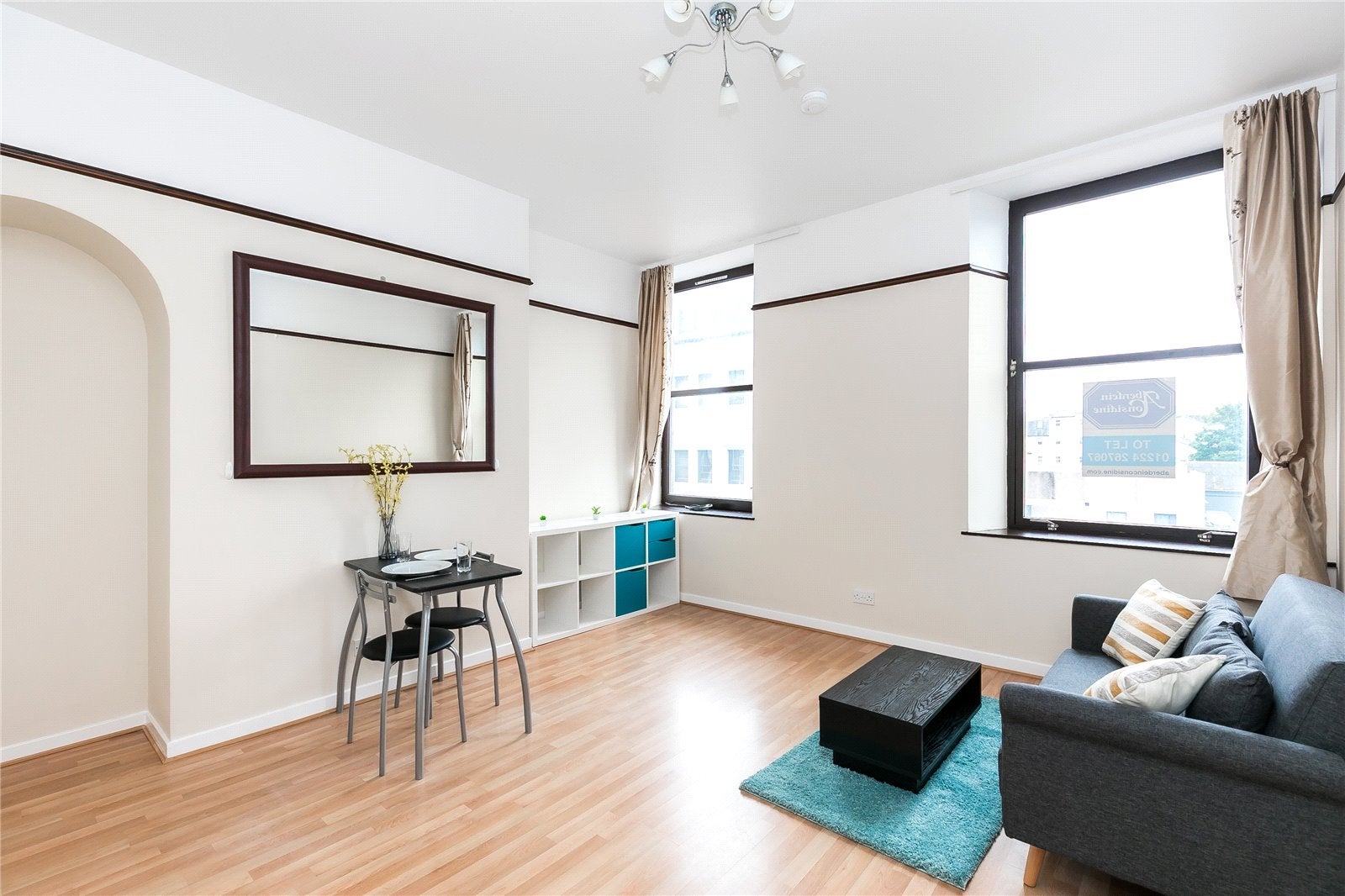 Flat Rose Street in Aberdeen City