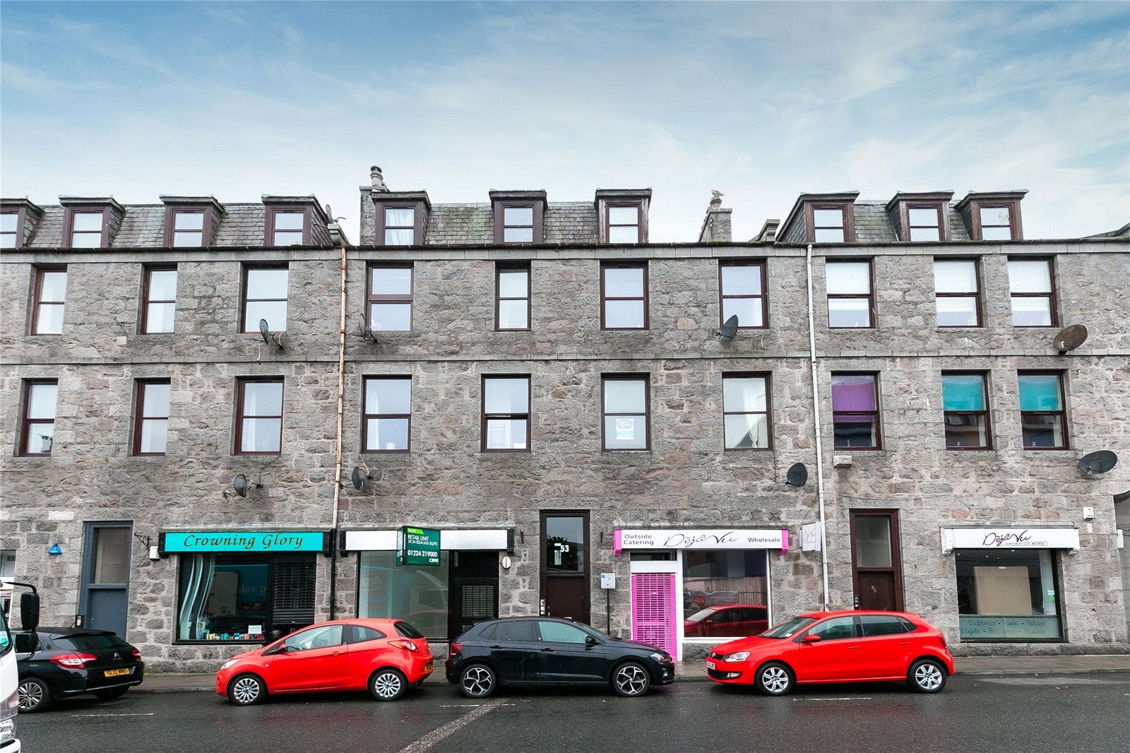 Flat Rose Street in Aberdeen City