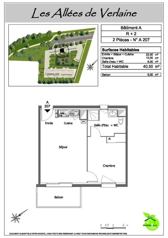Flat Rue Germaine Tillion in Eysines