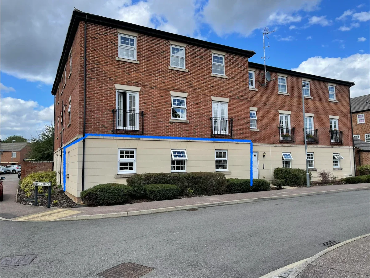Flat Proclamation Avenue in Rothwell