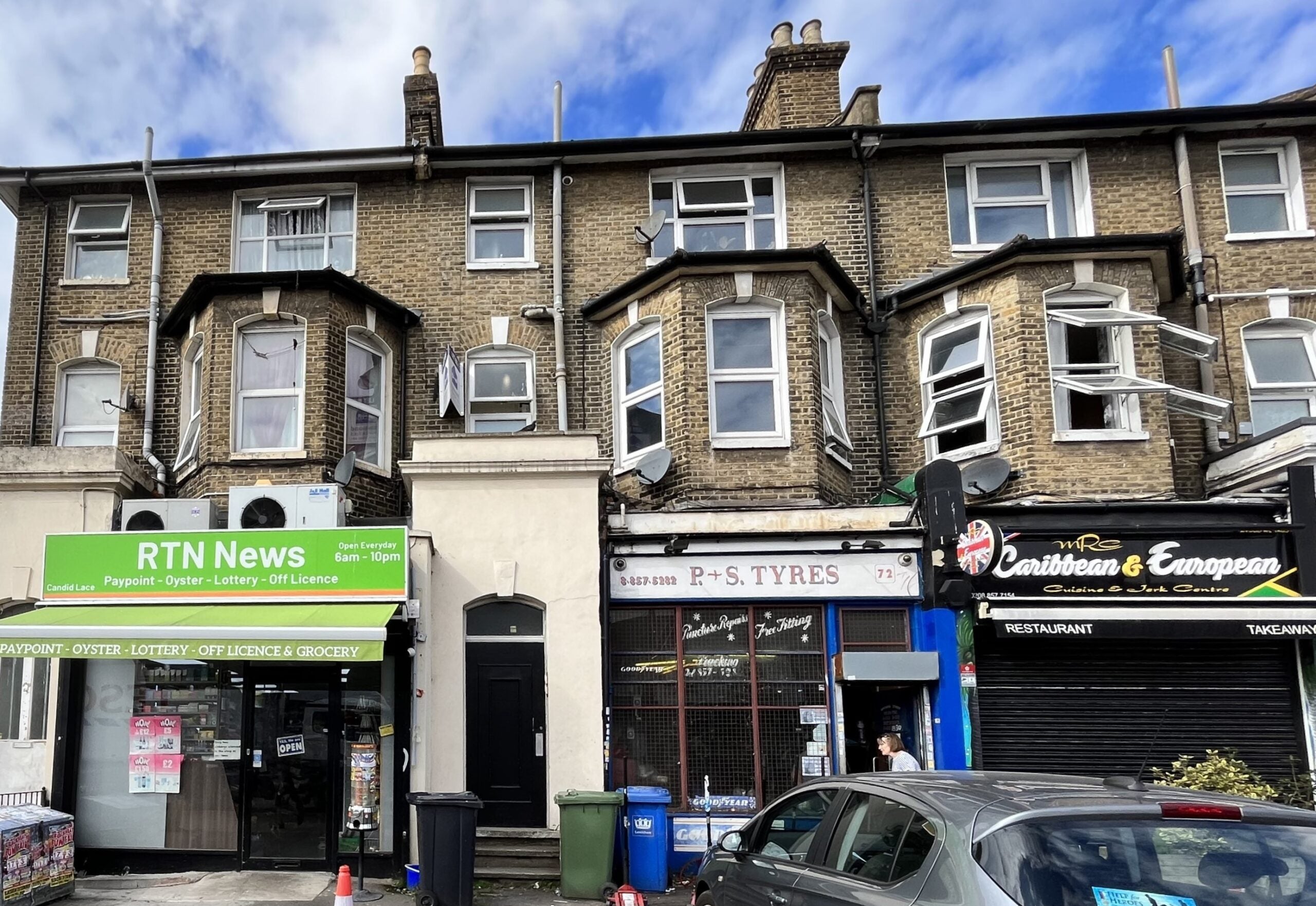 Flat Manor Road in London