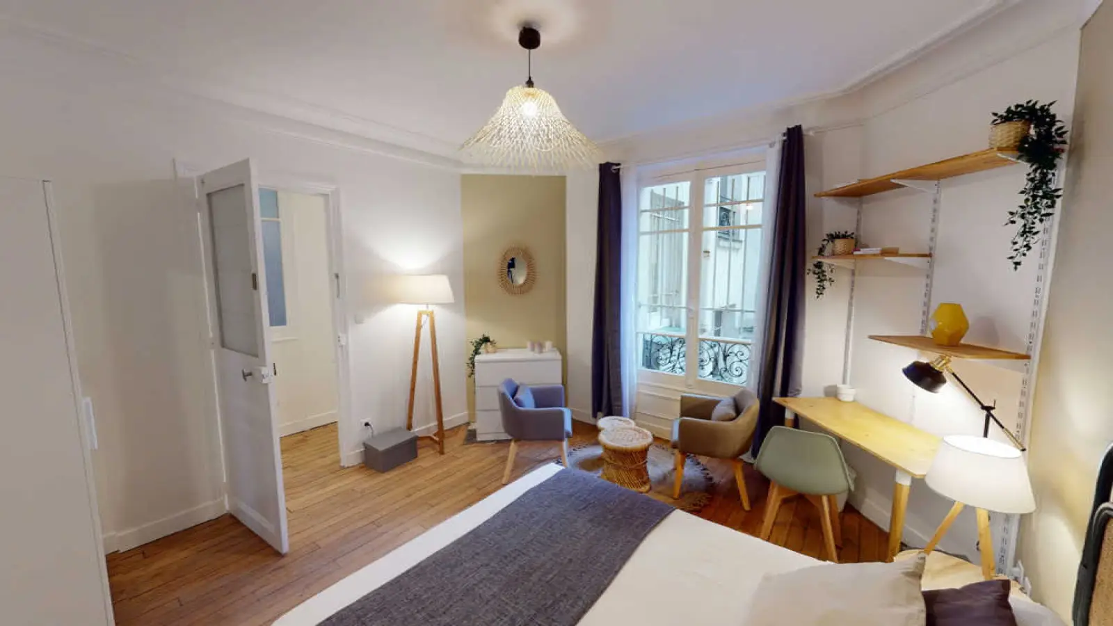 Chambre Coulée Verte René-Dumont à Paris