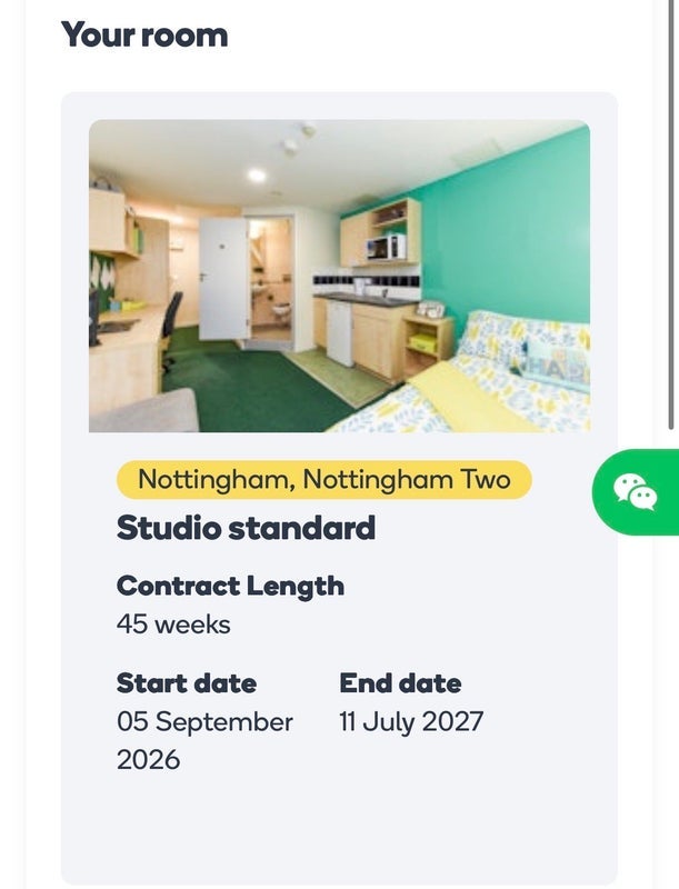 Room Leen Place in Nottingham