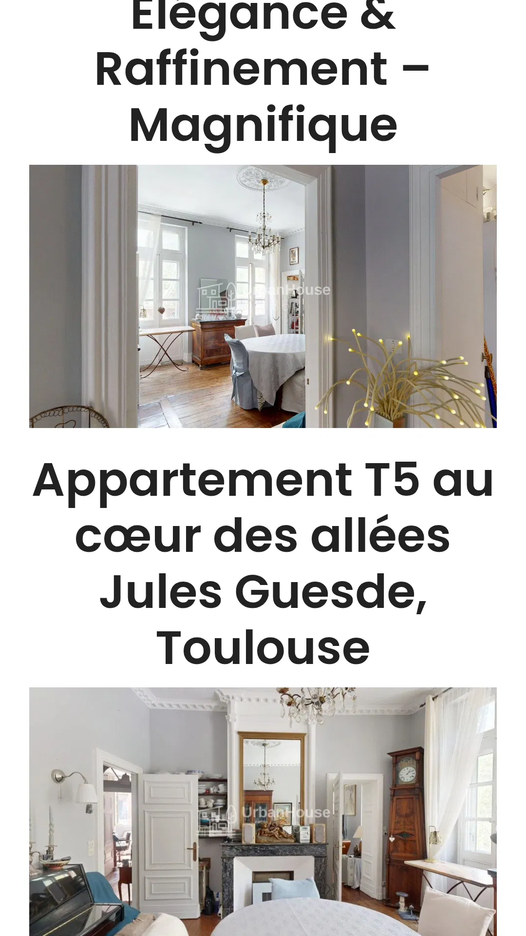 Chambre Rue des Fleurs à Toulouse