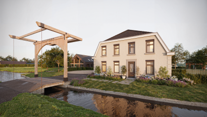 Huis Zuideinde 22 in Aarlanderveen