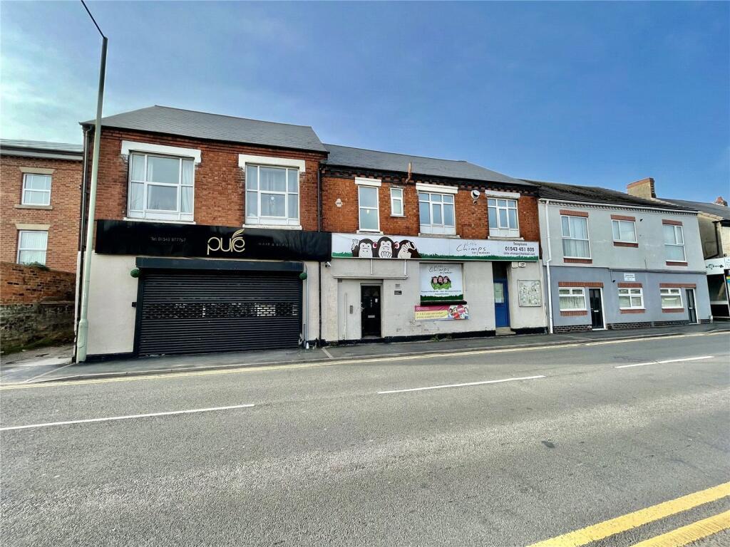 Flat Cannock Road in Cannock Chase