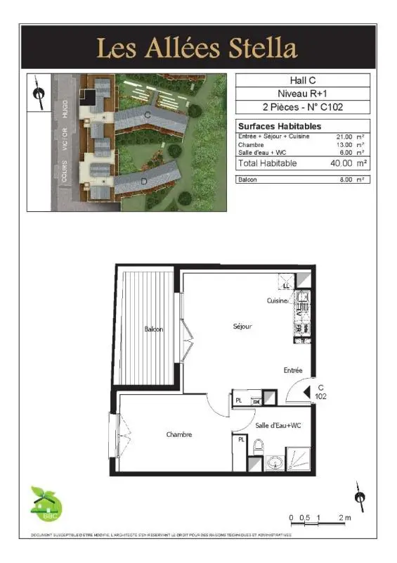 Appartement Cours Victor Hugo à Cenon