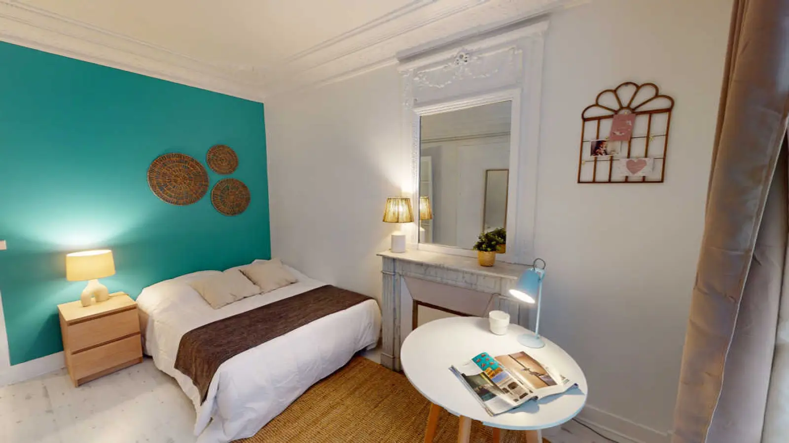 Chambre Rue Euryale Dehaynin à Paris