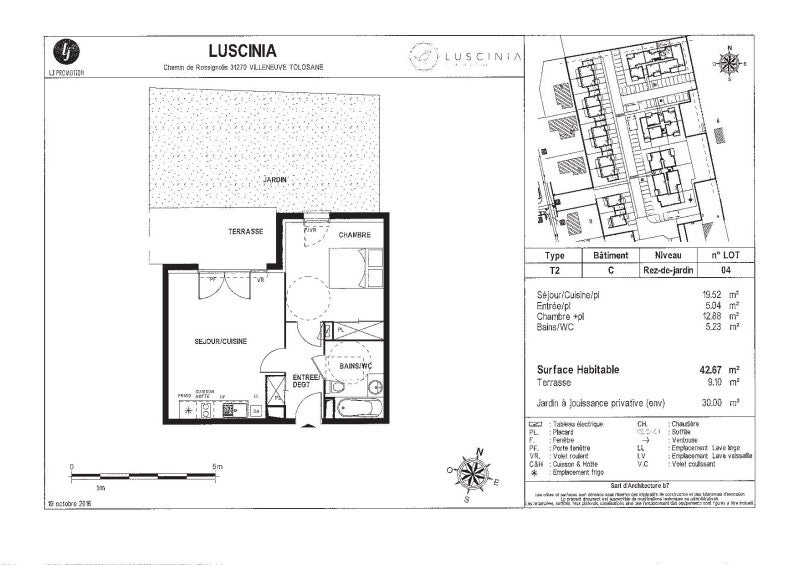 Appartement Rue des Lavandières à Villeneuve-Tolosane