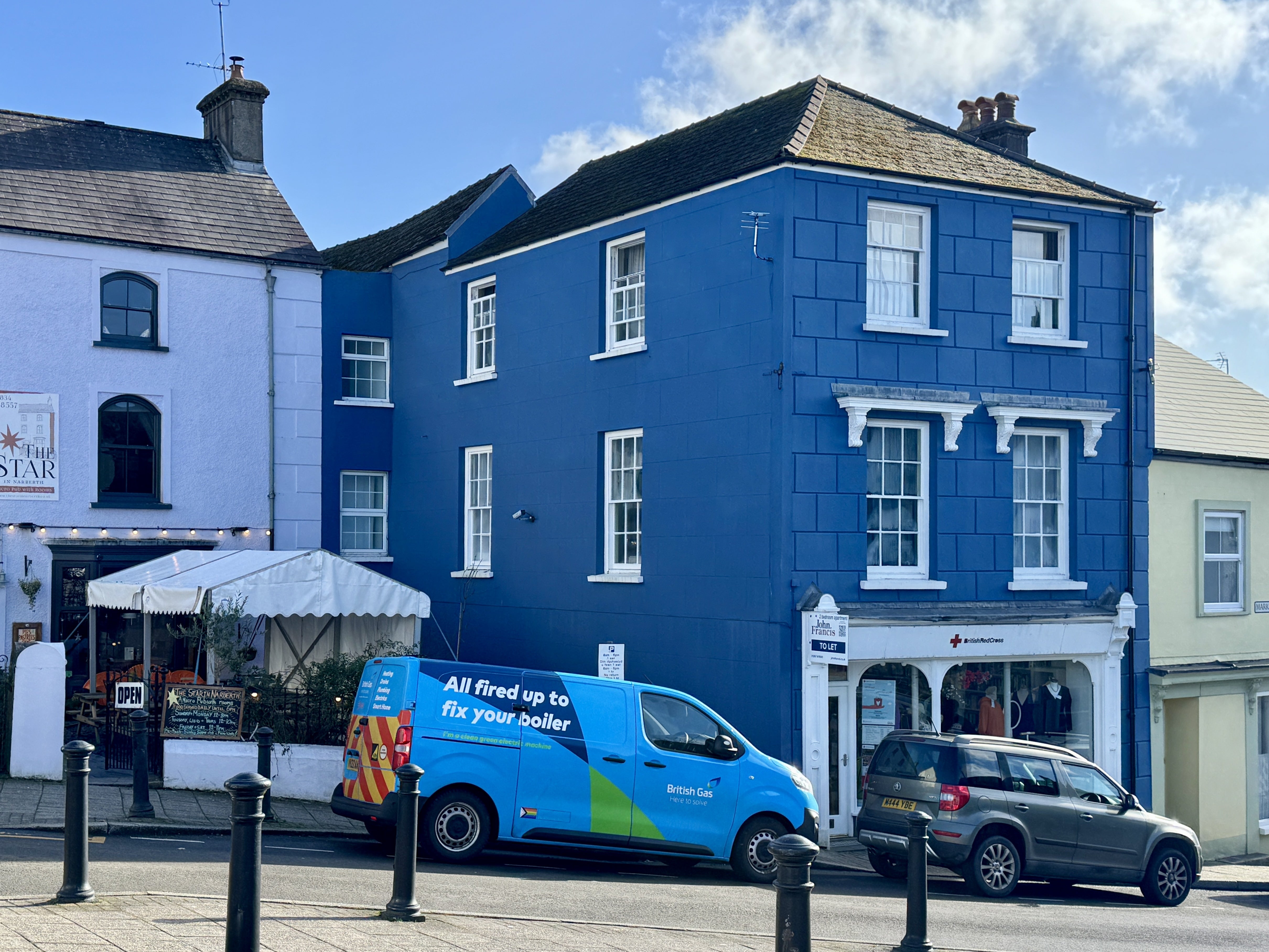 Flat Market Square in Narberth