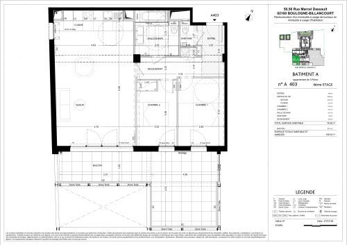 Flat Rue Marcel Dassault in Boulogne-Billancourt