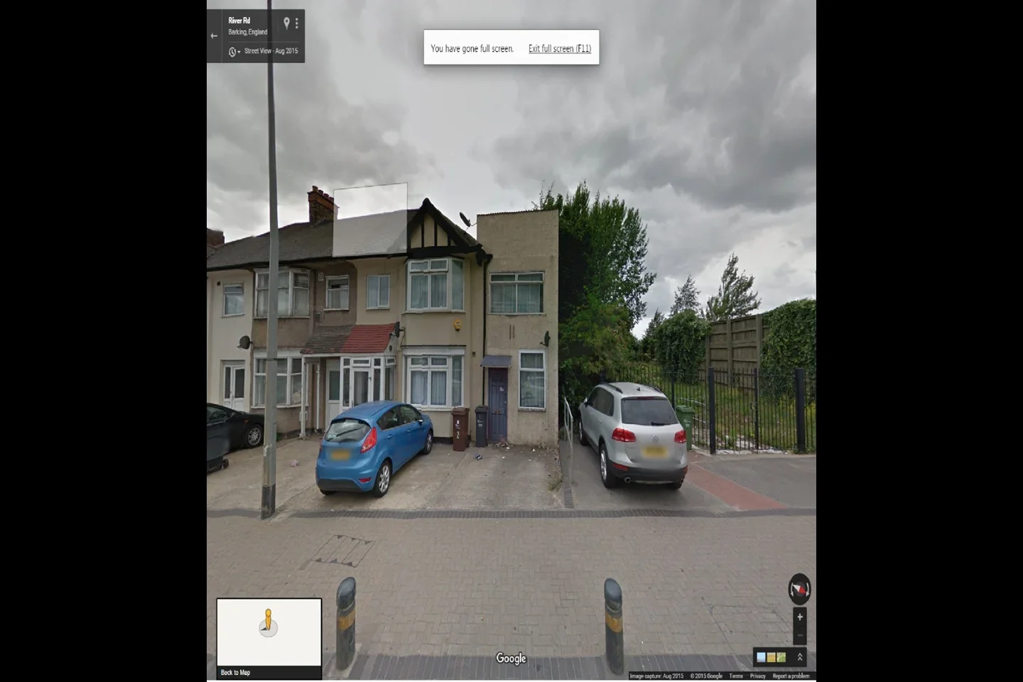 Flat River Road in Greater London