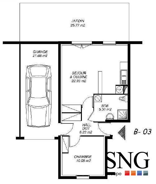 Appartement Résidence Caroline à Yvetot