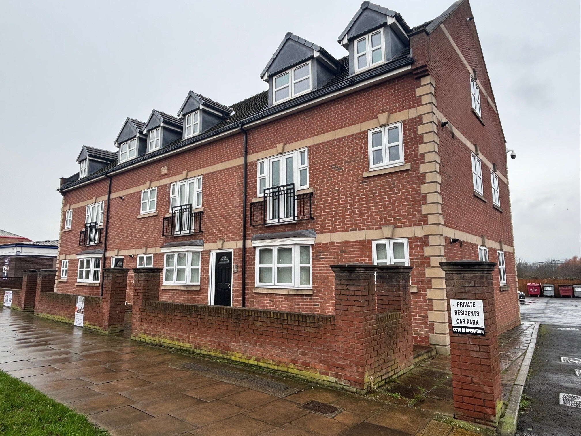 Flat Thornaby Road in Thornaby-on-Tees