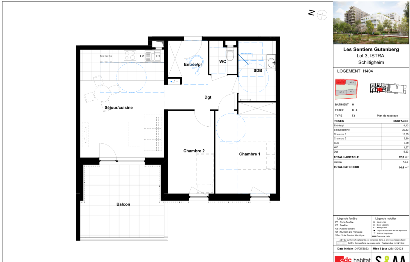 Flat Rue Clemenceau in Schiltigheim