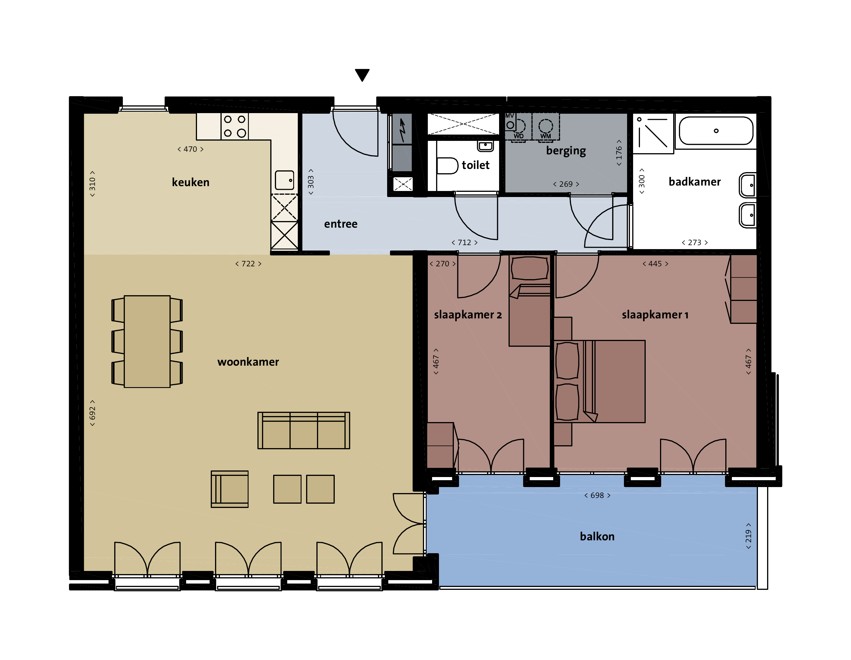 Appartement Bert Haanstrakade 88 in Amsterdam