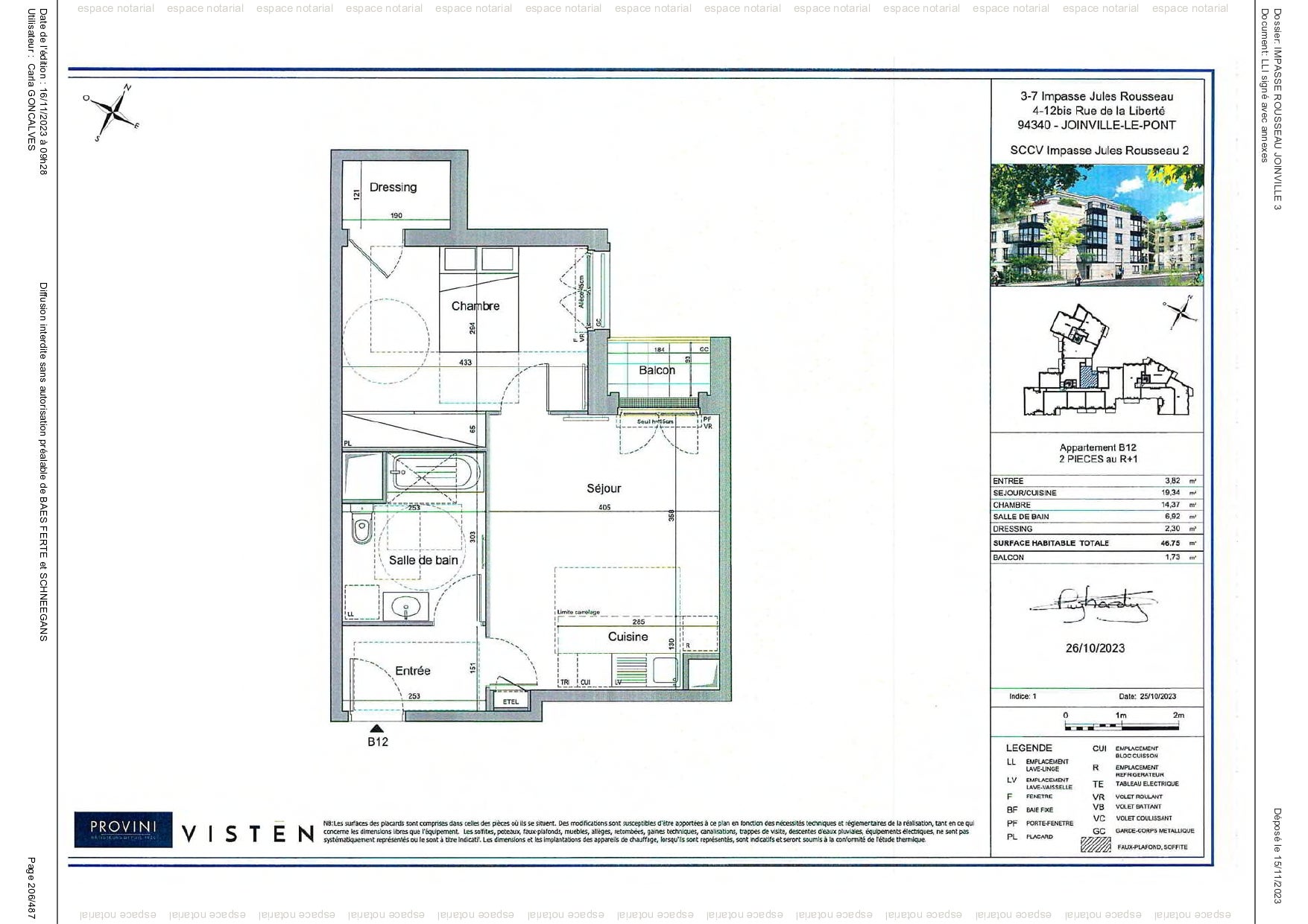 Appartement Impasse Jules Rousseau à Joinville-le-Pont