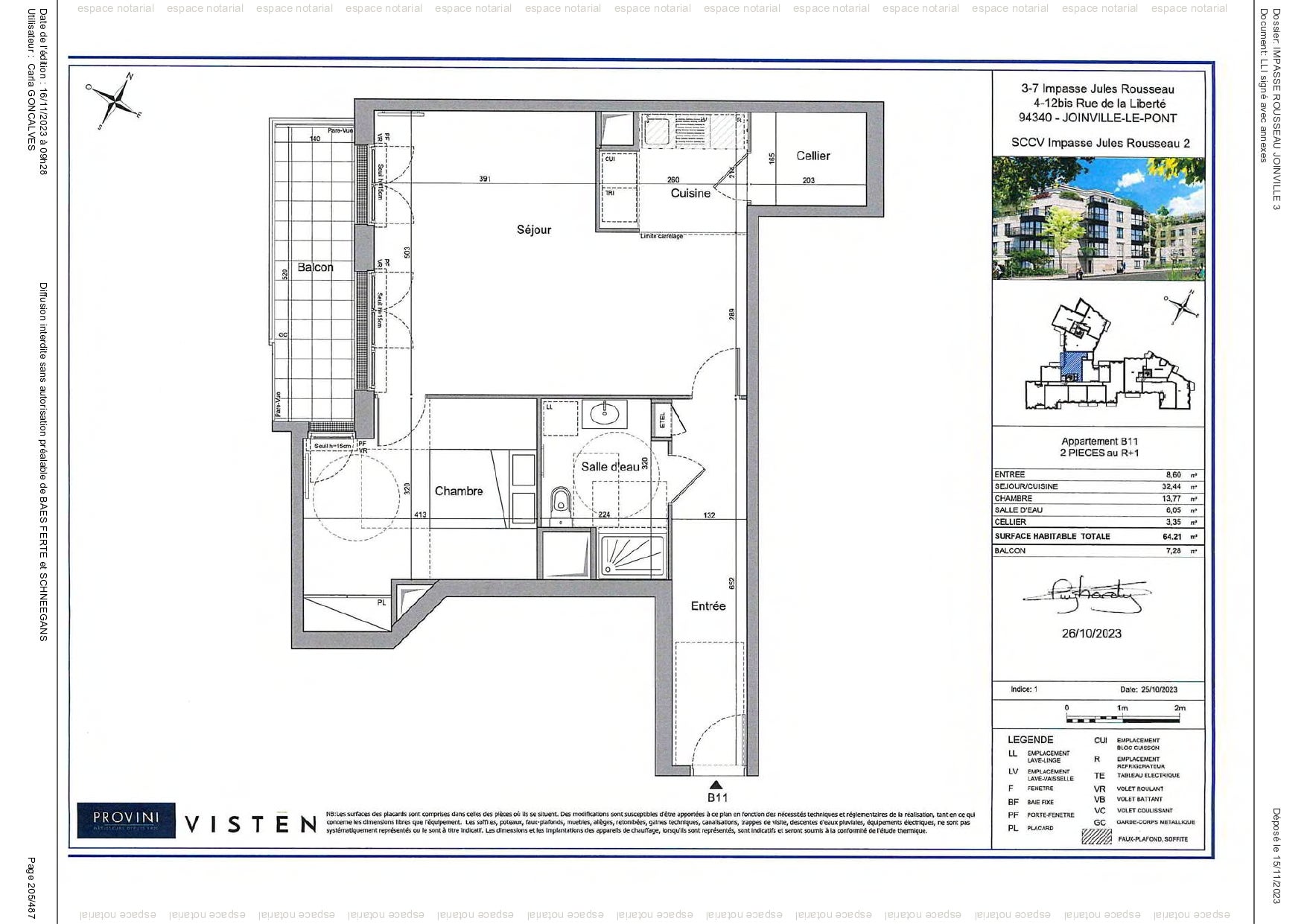 Appartement Impasse Jules Rousseau à Joinville-le-Pont
