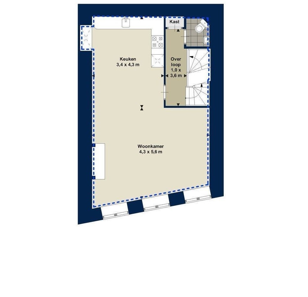 Appartement te huur: Ridderstraat 17, 'S-Hertogenbosch