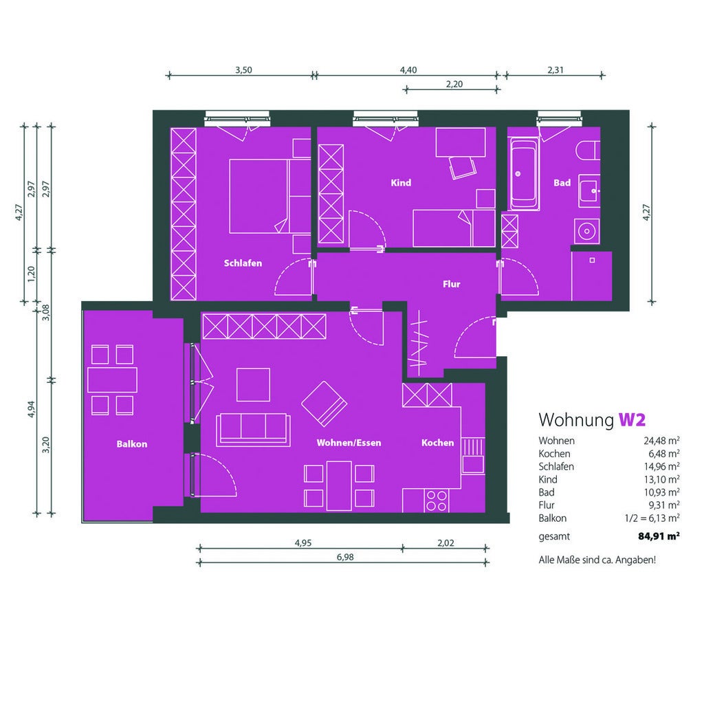 Wohnung Weidenstraße in Gera