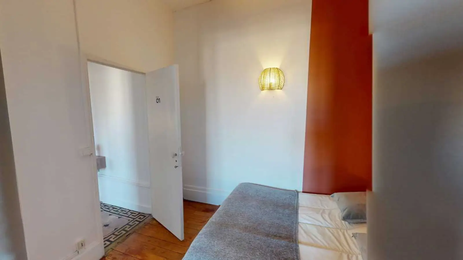 Chambre Traboule 7 quai Romain Rolland à Lyon