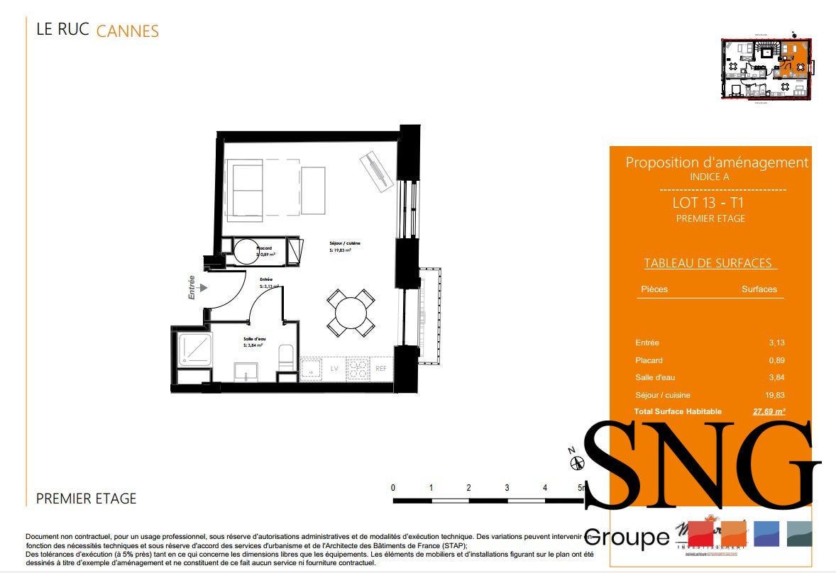 Appartement Boulevard de Strasbourg à Cannes
