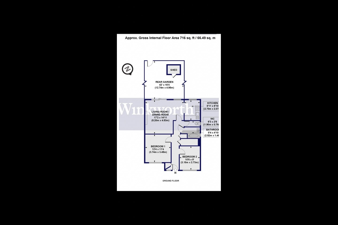 Flat Fox Lane in Greater London