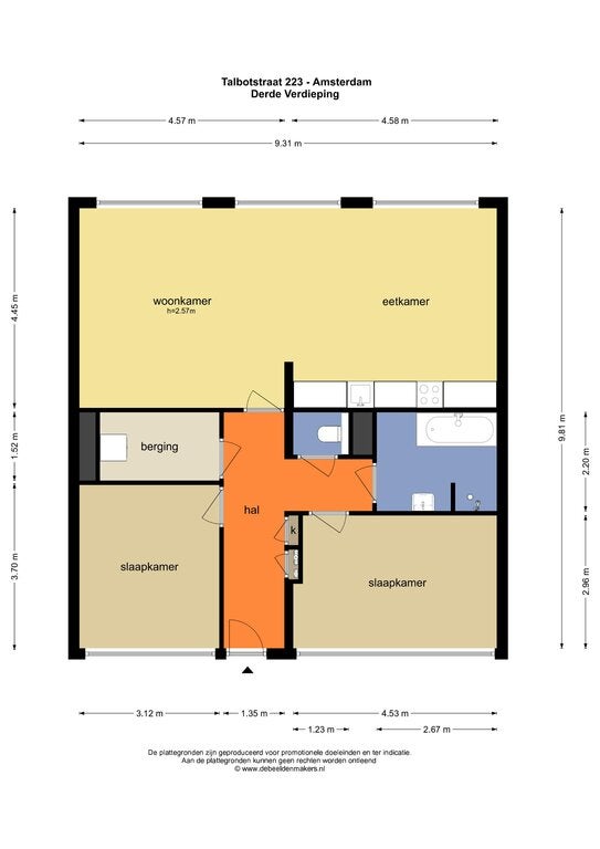 Woning te huur: Talbotstraat, Amsterdam