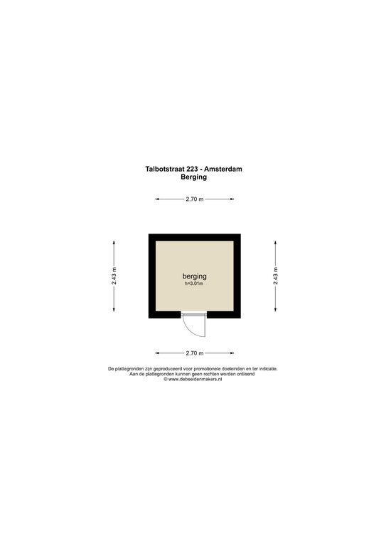 Woning te huur: Talbotstraat, Amsterdam