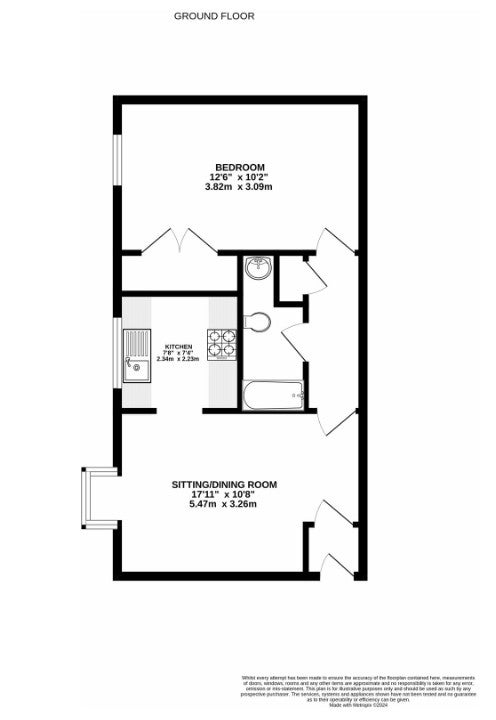 Flat Redan Gardens in Rushmoor