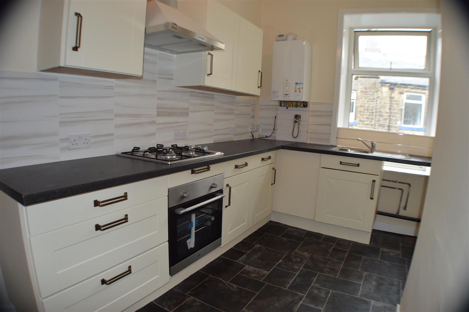 Flat Cross Street in Borough of Pendle