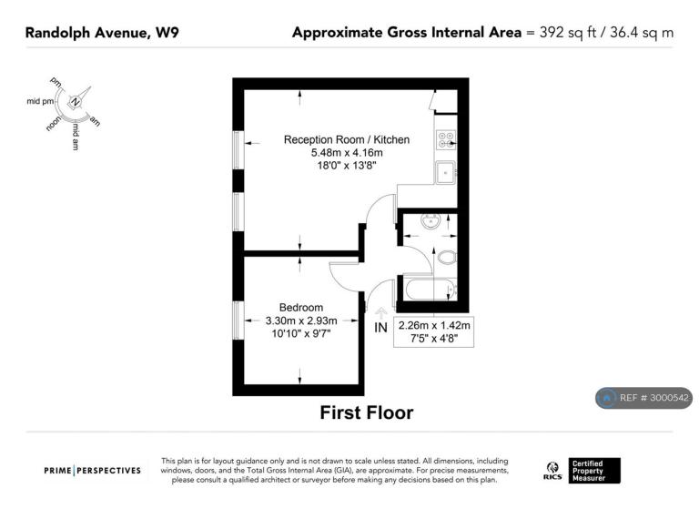 Flat Randolph Avenue in City of Westminster