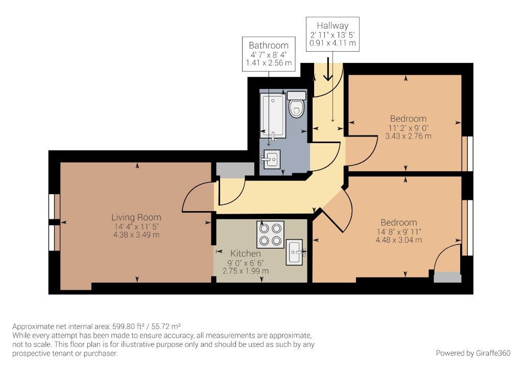 Flat Cathcart Place in City of Edinburgh