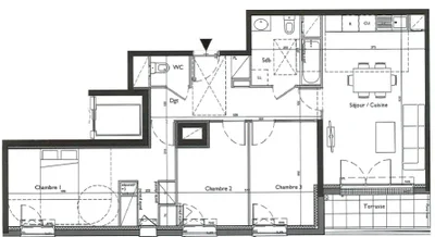 Appartement Rue d'Erceville à Nemours