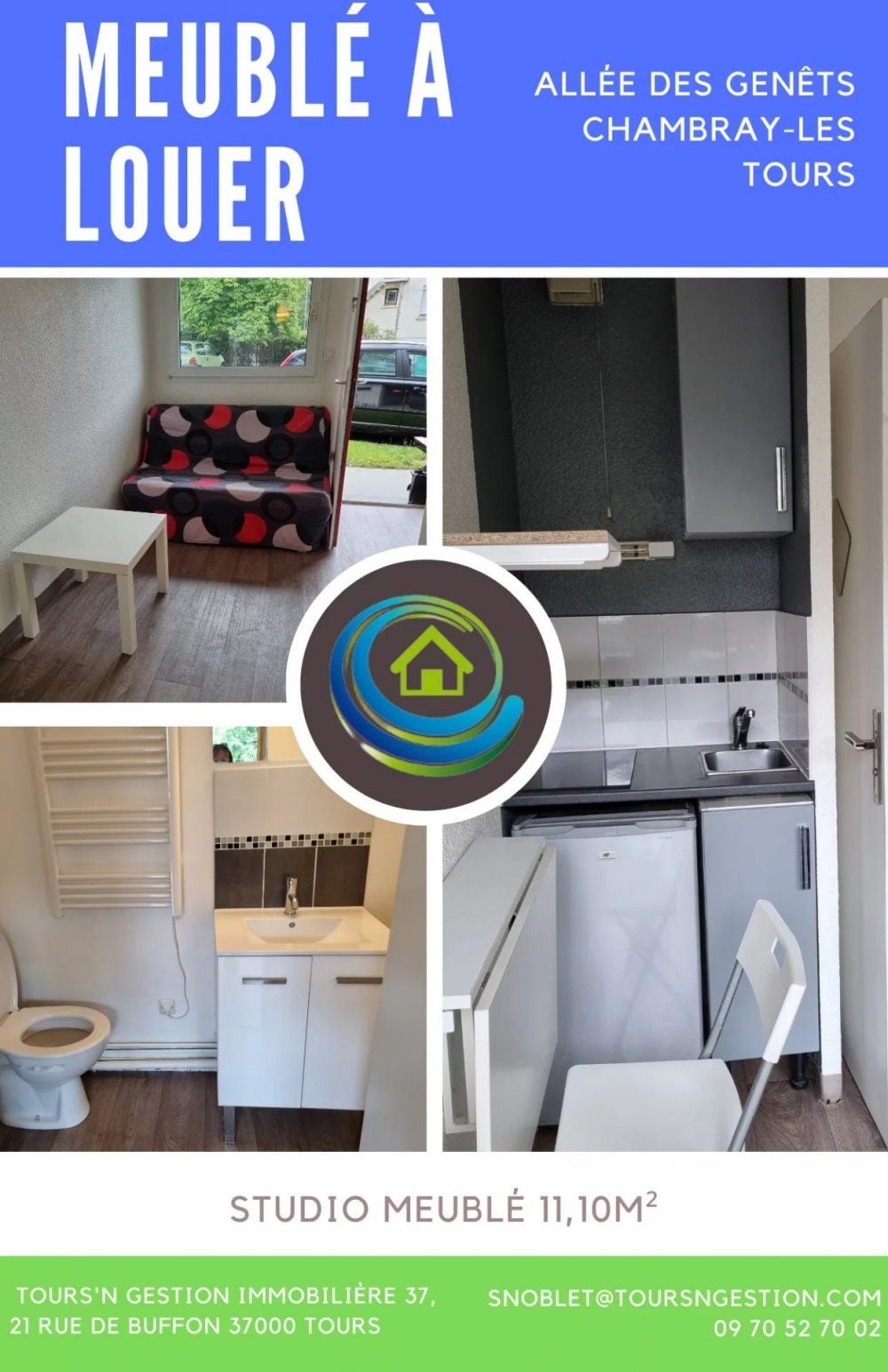 Appartement Allée des Genêts à Chambray-lès-Tours