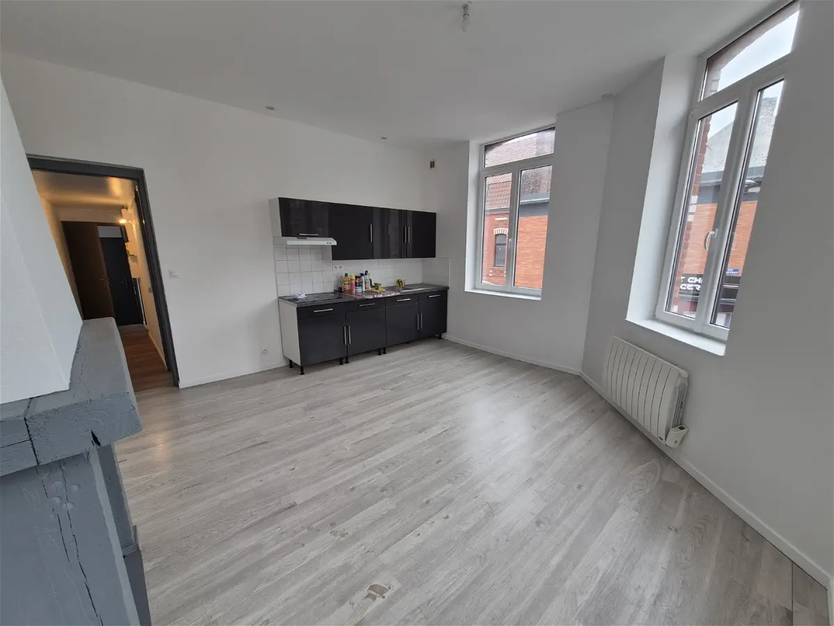 Flat Rue Jules Guesde in Roubaix