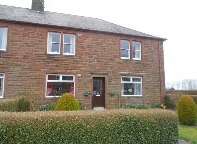 Flat Beckton Road in Lockerbie