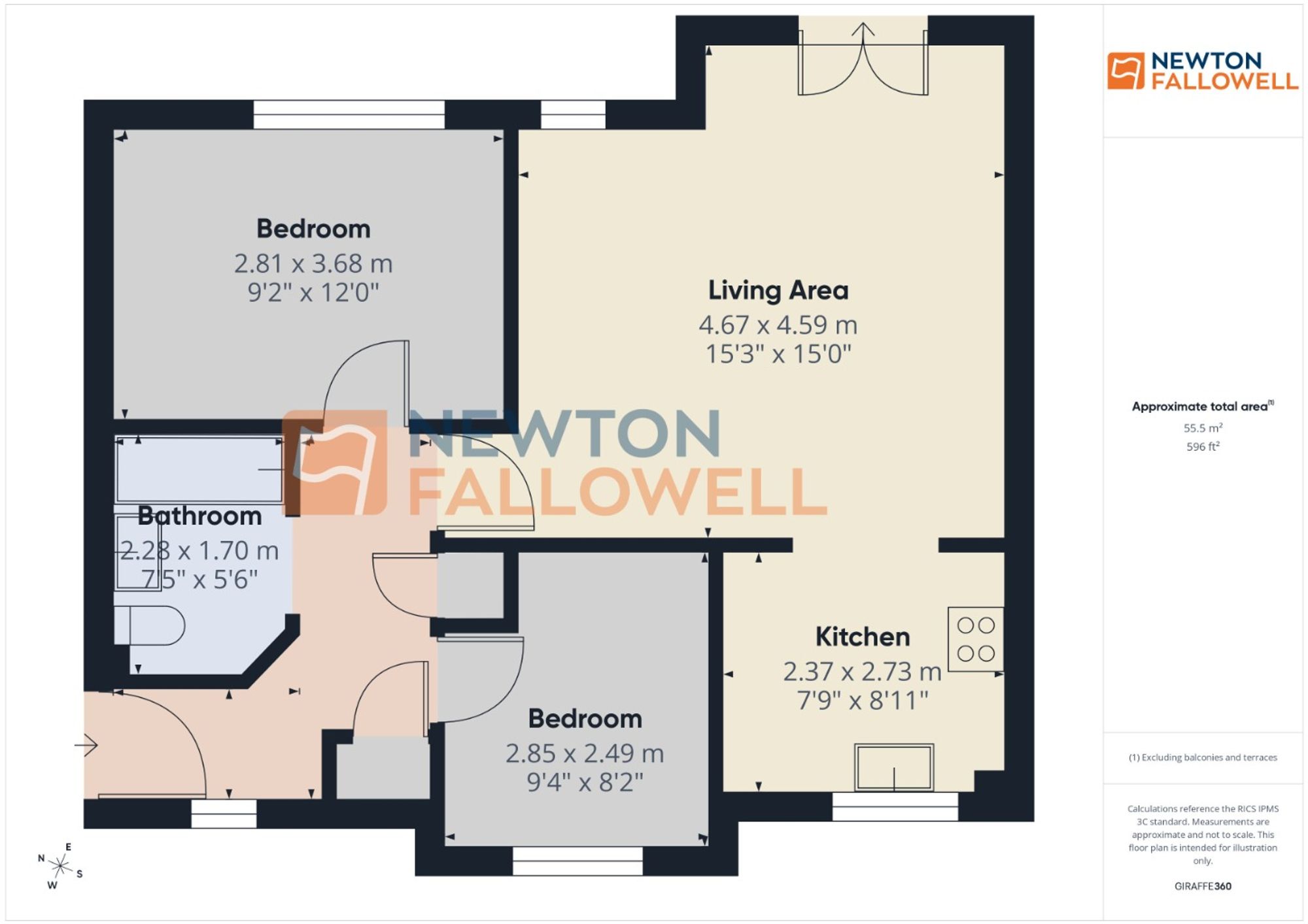 Flat Brundard Close in Bloxwich