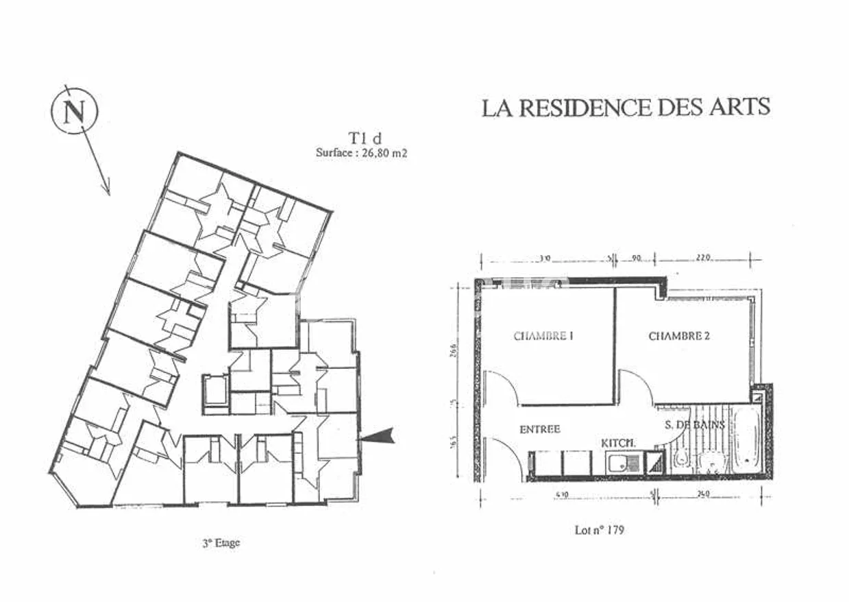 Appartement Place des Laurentides à Montpellier