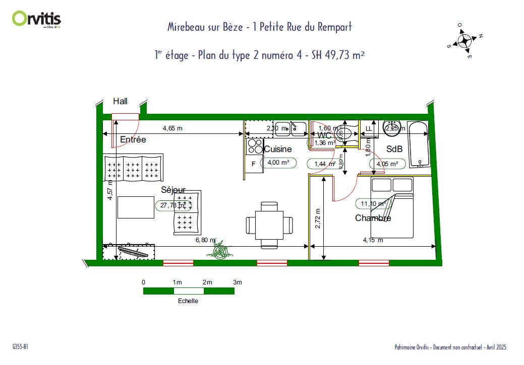 Flat Petite Rue du Rempart in Mirebeau-sur-Bèze