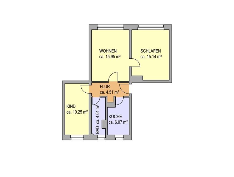 Wohnung Theodor-Heuss-Straße in Bitterfeld-Wolfen