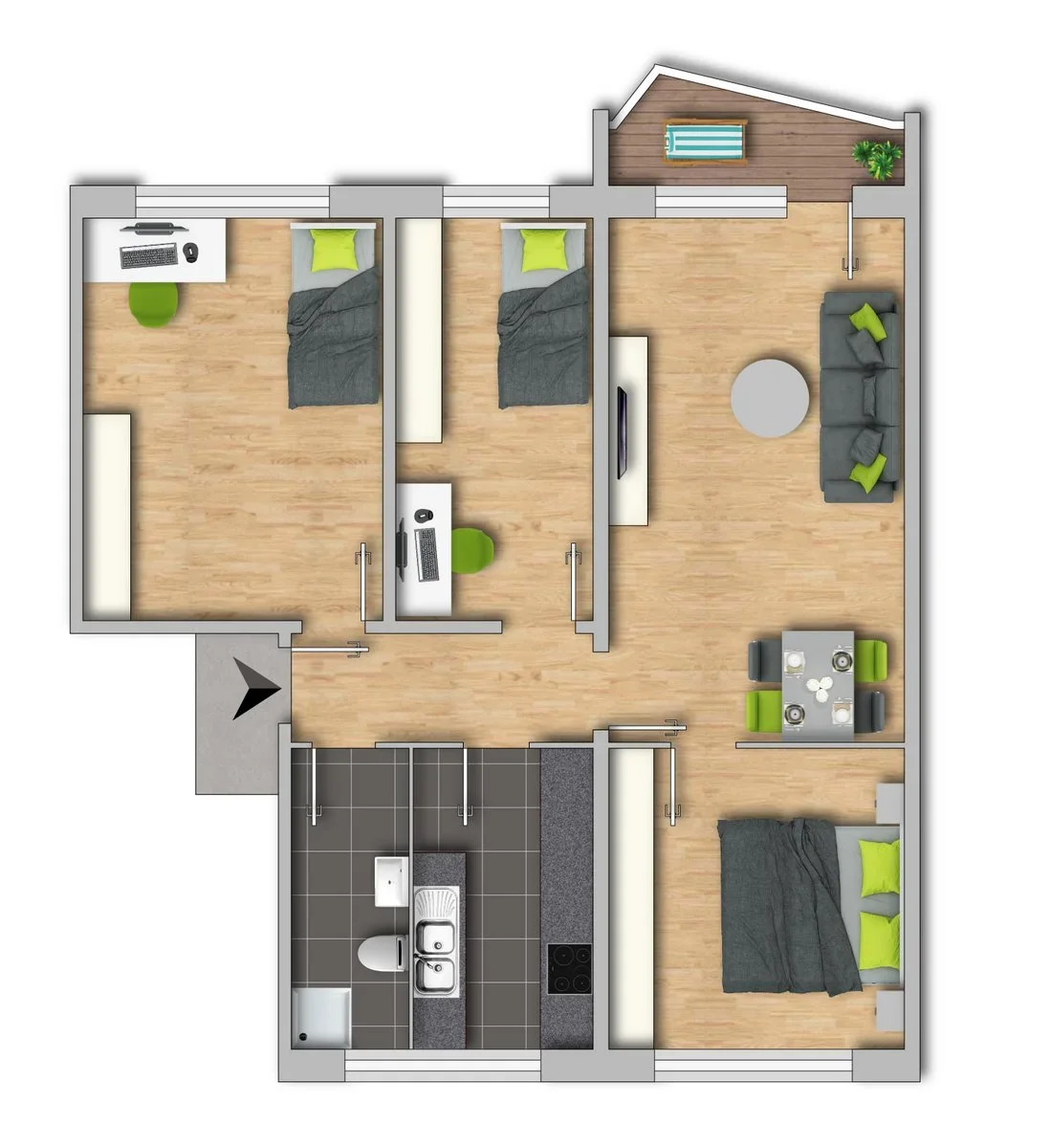 Wohnung August-Rudloff-Straße in Eisenach