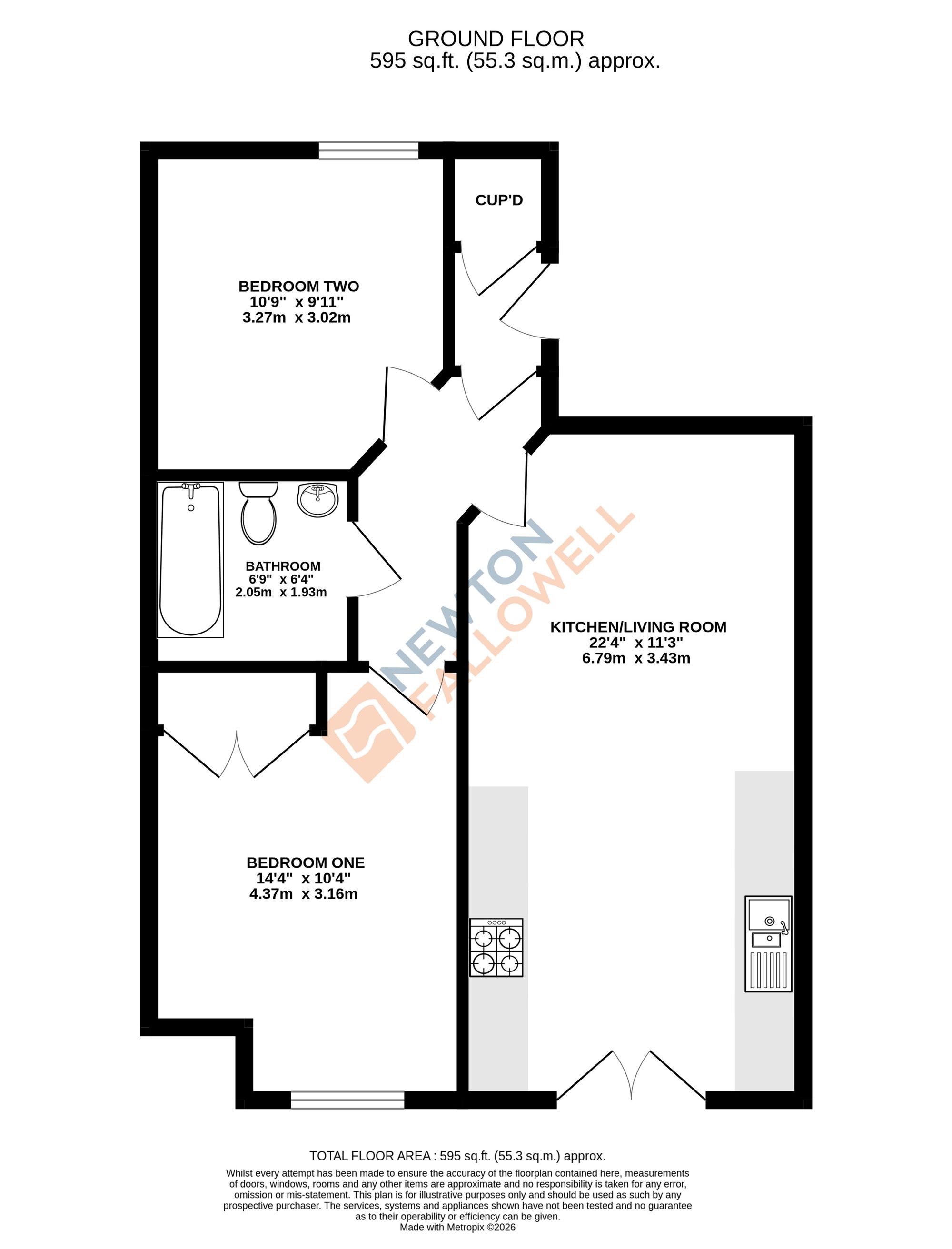 Flat Maresfield Road in Barleythorpe
