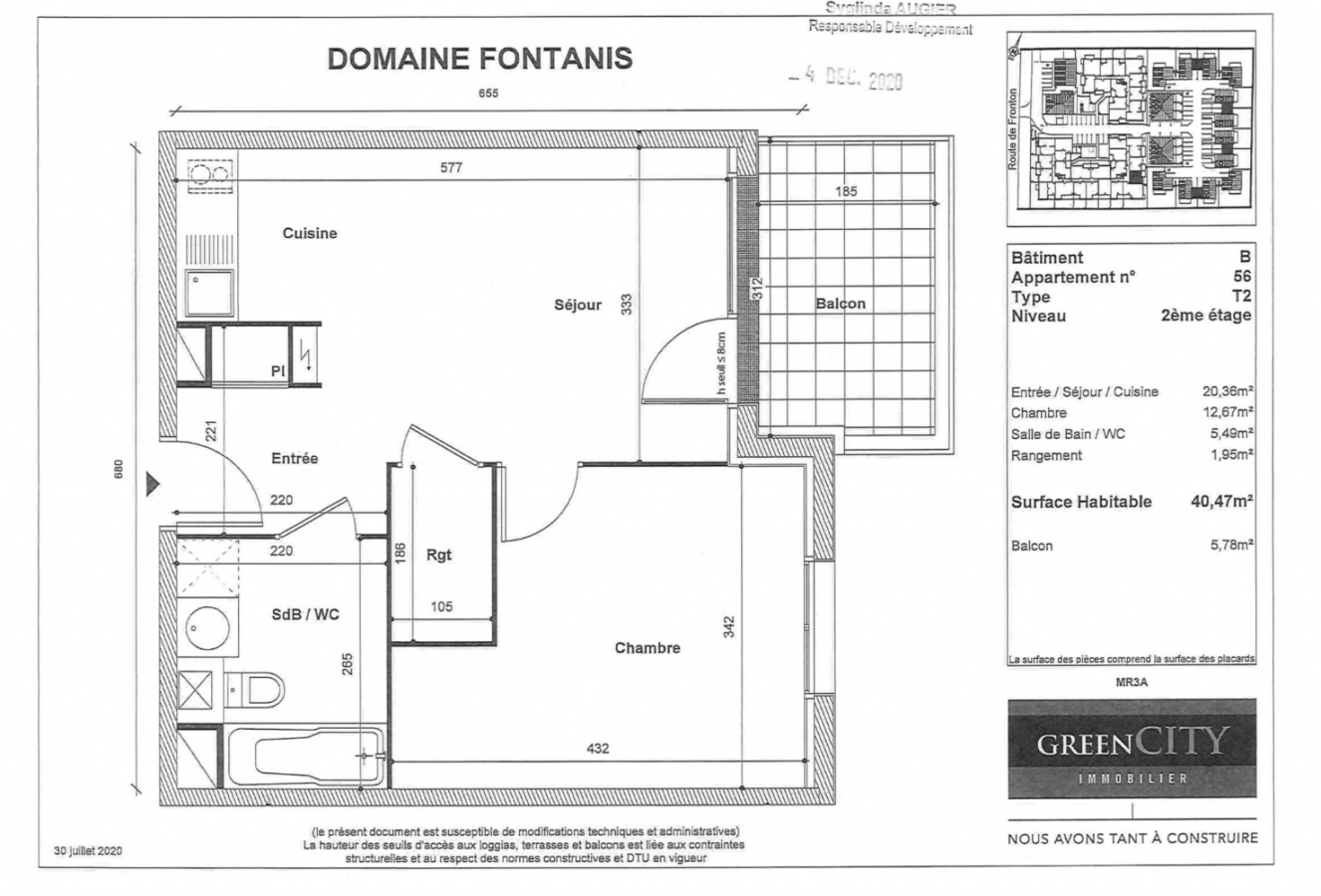 Flat Route de Fronton in Fonbeauzard