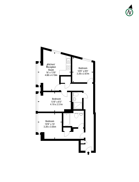 Flat Merchant Square in City of Westminster